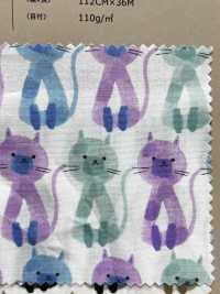 850418 SEVENBERRY® ブロード Funkytown CATS[生地] VANCET サブ画像