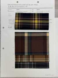 8849 T/Rチェックツイルストレッチ[生地] VANCET サブ画像