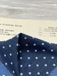 INDIA-466 Indigo discharge design[生地] 有延商店 サブ画像