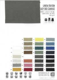 MT12000 LINEN/RAYON EASY BIO CANVAS[生地] 松原 サブ画像