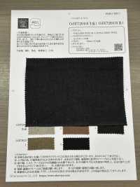 OJE72010 NAKAJIRO DYED 40/1 JAPAN LINEN TWILL (キナリ)[生地] 小原屋繊維 サブ画像