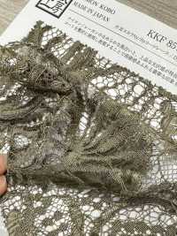 KKF8575-D4 片耳スカラNy/Ryコードレース[生地] 宇仁繊維(小紋工房) サブ画像