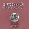 G7720 ガラス/キャスト製 半丸カン足ボタン