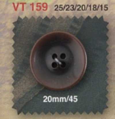 VT159 ポリエステル樹脂製 表穴4つ穴ボタン