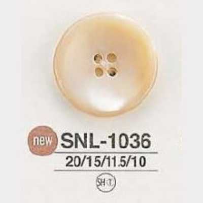 SNL1036 高瀬貝製 表穴4つ穴ボタン