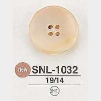 SNL1032 高瀬貝製 表穴4つ穴ボタン