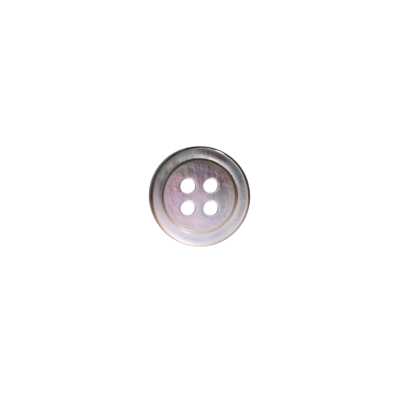 SB1725 黒蝶貝製 表穴4つ穴ボタン