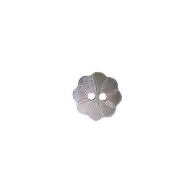 SB110 黒蝶貝製 表穴2つ穴ボタン