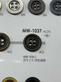 MW1037 ハイメタル製 表穴4つ穴ボタン アイリス サブ画像