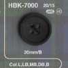 HBK7000 本水牛製 表穴4つ穴ボタン
