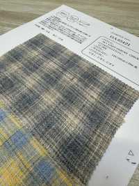 OA35421 40/1 LINEN ONBURE CHECK[生地] 小原屋繊維 サブ画像