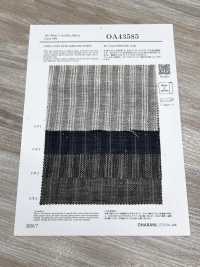 OA43585 40/1 linen KIRISAME stripe[生地] 小原屋繊維 サブ画像