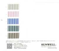 14397 100/2スーピマコットンクリアサテンペンシルストライプ[生地] SUNWELL(サンウェル) サブ画像