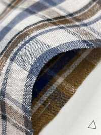 OM42269 TWIST LINEN ワッシャー仕上げ multi check[生地] 小原屋繊維 サブ画像