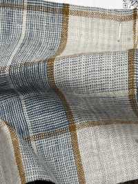 OM42270 TWIST LINEN ワッシャー仕上げ windowpane check[生地] 小原屋繊維 サブ画像