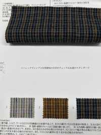 OM42308 40/1リネン強撚ワッシャー MINI CHECK[生地] 小原屋繊維 サブ画像
