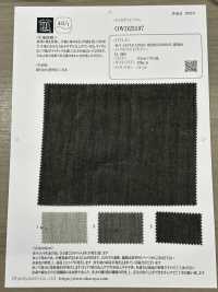 OWD25197 40/1 JAPAN LINEN HERRINGBONE 墨染め[生地] 小原屋繊維 サブ画像