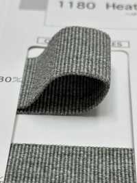 1180 Heather Grosgrain Stretch[リボン・テープ・コード] Telala (井上リボン工業) サブ画像