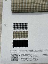 14408 コードットオーガニックス®︎ドビーサッカーギンガムチェック[生地] SUNWELL(サンウェル) サブ画像