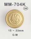 MM704K メタルボタン
