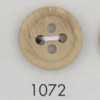 1072 ポリエステル樹脂製 フチあり ４つ穴ボタン