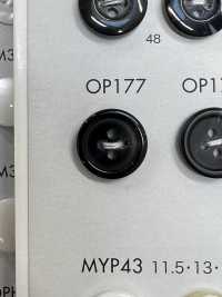 OP177 ポリエステル樹脂製 4つ穴ボタン サブ画像