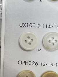 UX100 ポリエステル樹脂製 4つ穴ボタン サブ画像