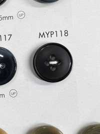 MYP118 ポリエステル樹脂製 フチあり 4つ穴ボタン 大阪プラスチック工業(DAIYA BUTTON) サブ画像
