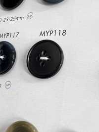 MYP118 ポリエステル樹脂製 フチあり 4つ穴ボタン 大阪プラスチック工業(DAIYA BUTTON) サブ画像