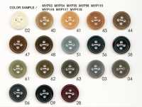 MYP118 ポリエステル樹脂製 フチあり 4つ穴ボタン 大阪プラスチック工業(DAIYA BUTTON) サブ画像