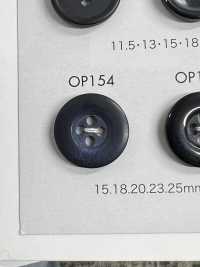 OP154 ポリエステル樹脂製 4つ穴ボタン 大阪プラスチック工業(DAIYA BUTTON) サブ画像
