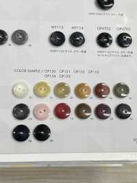 OP154 ポリエステル樹脂製 4つ穴ボタン 大阪プラスチック工業(DAIYA BUTTON) サブ画像