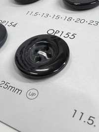 OP155 ポリエステル樹脂製 4つ穴ボタン 大阪プラスチック工業(DAIYA BUTTON) サブ画像