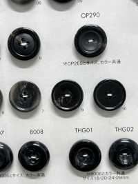 OP284 ポリエステル樹脂製 4つ穴ボタン 大阪プラスチック工業(DAIYA BUTTON) サブ画像