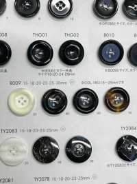 8010 ポリエステル樹脂製 4つ穴ボタン 大阪プラスチック工業(DAIYA BUTTON) サブ画像