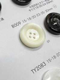 8009 ポリエステル樹脂製 4つ穴ボタン 大阪プラスチック工業(DAIYA BUTTON) サブ画像
