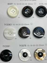 TY2083 ポリエステル樹脂製 4つ穴ボタン 大阪プラスチック工業(DAIYA BUTTON) サブ画像