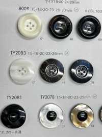 TY2084 ポリエステル樹脂製 4つ穴ボタン 大阪プラスチック工業(DAIYA BUTTON) サブ画像