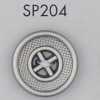SP204 ABS樹脂製 メッキ釦