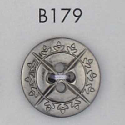 B179 ABS樹脂製 メッキ釦