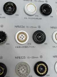 NFB524 ポリエステル樹脂/ABS樹脂製 ボタン 大阪プラスチック工業(DAIYA BUTTON) サブ画像