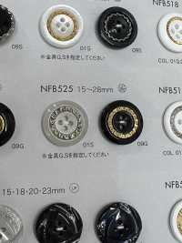 NFB525 ポリエステル樹脂/ABS樹脂製 ボタン 大阪プラスチック工業(DAIYA BUTTON) サブ画像