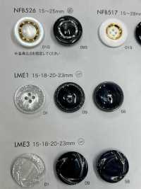 LME1 ポリエステル樹脂製 4つ穴ボタン 大阪プラスチック工業(DAIYA BUTTON) サブ画像