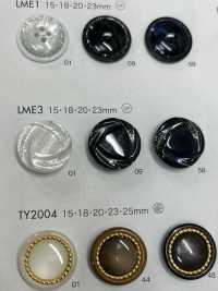 LME3 ポリエステル樹脂製 ボタン 大阪プラスチック工業(DAIYA BUTTON) サブ画像