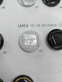 LME4 ポリエステル樹脂製 ボタン 大阪プラスチック工業(DAIYA BUTTON) サブ画像