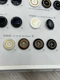 TY2053 ポリエステル樹脂製 4つ穴ボタン 大阪プラスチック工業(DAIYA BUTTON) サブ画像