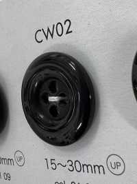 CW02 ポリエステル樹脂製 4つ穴ボタン 大阪プラスチック工業(DAIYA BUTTON) サブ画像