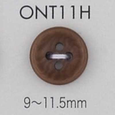 ONT11H 天然素材 コロゾ ナット 4つ穴 ボタン