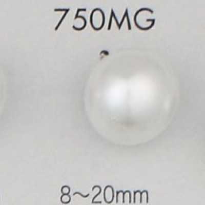 750MG パール調 ユリア素材 金足ボタン