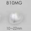 810MG パール調 ユリア素材 金足ボタン